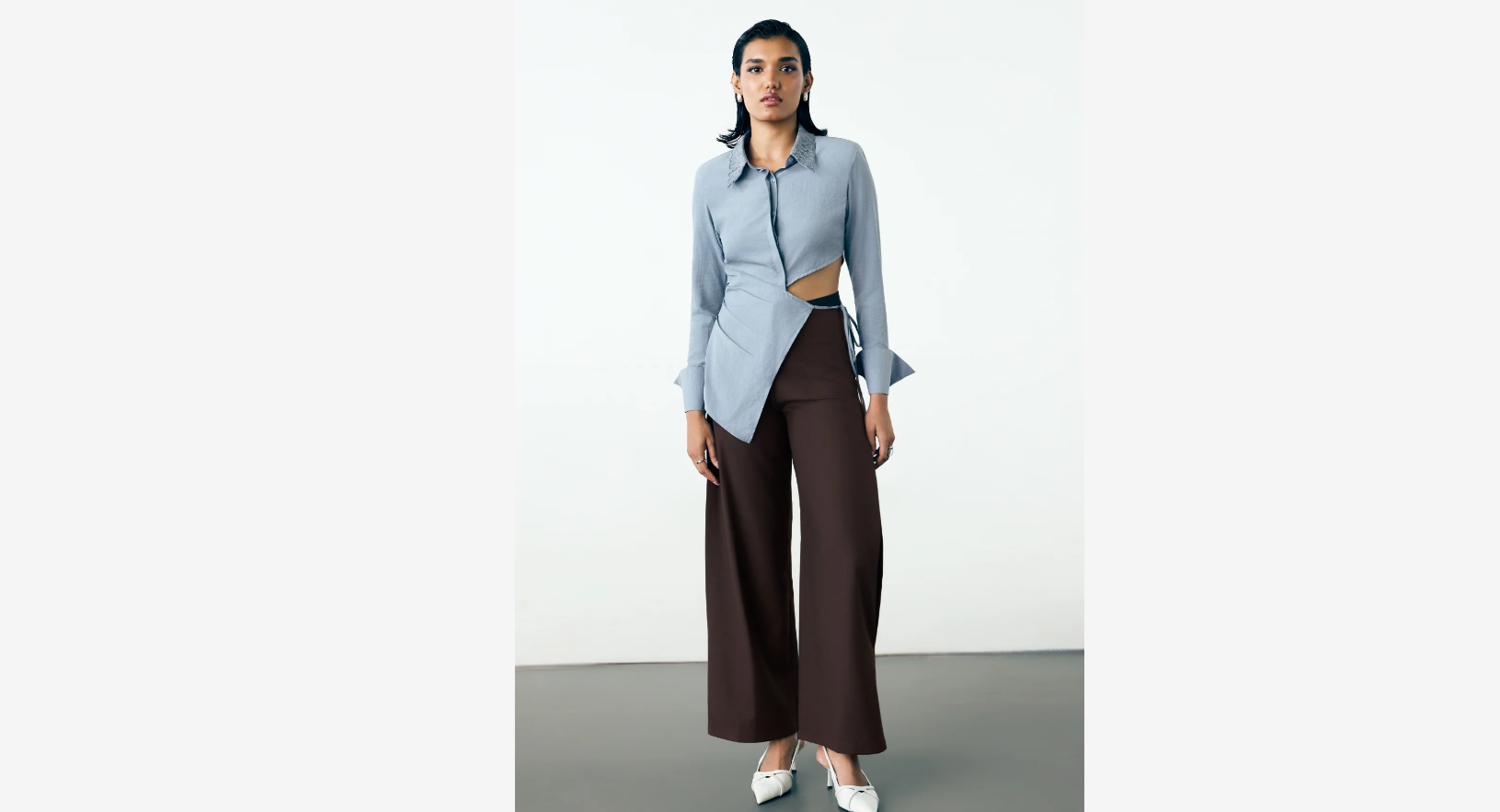 STYLING THE LOW HIGH & LOW SET - ICY BLUE FOR MODERN OCCASIONS