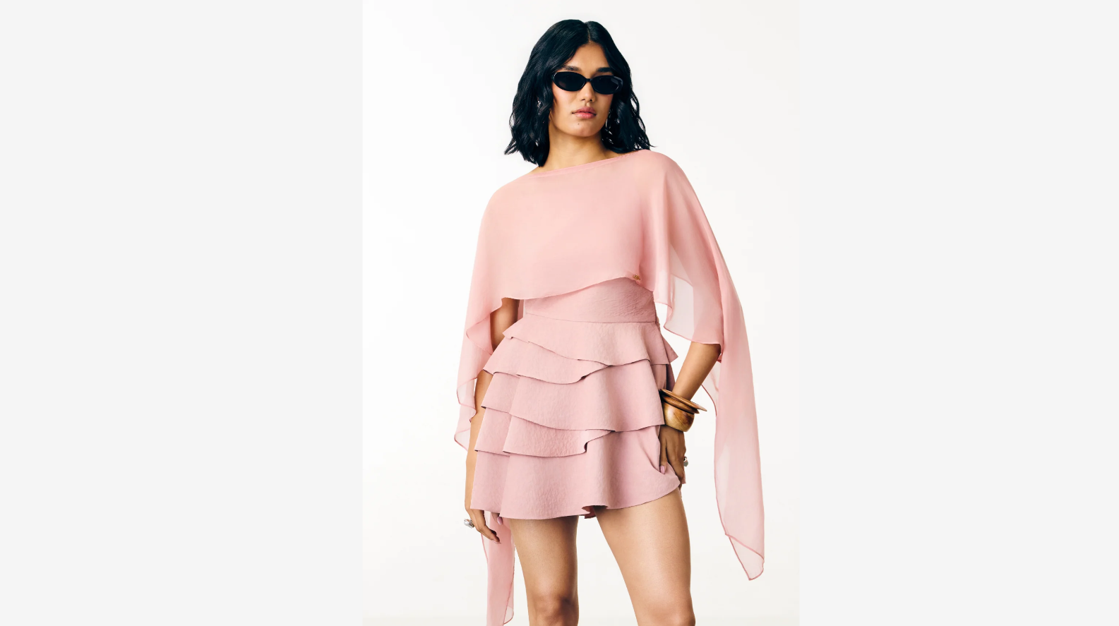 HOW TO STYLE THE PETAL DRESS - BLUSH PINK FOR EVENING WEAR