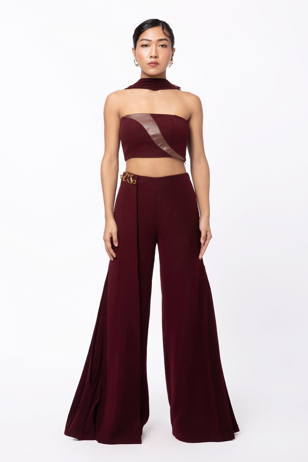 Bare Tube Top - Deep Red