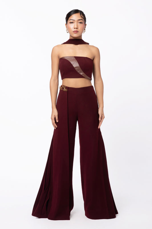 Bare Tube Top - Deep Red