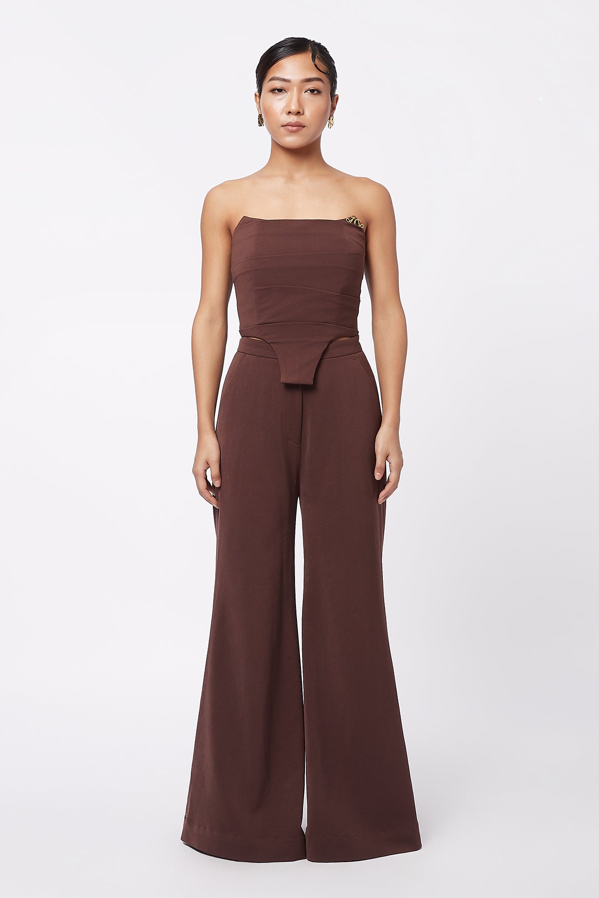 Root Corset Top -  Brown