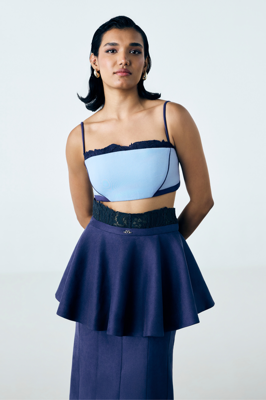 FLOAT BRALETTE - BABY BLUE