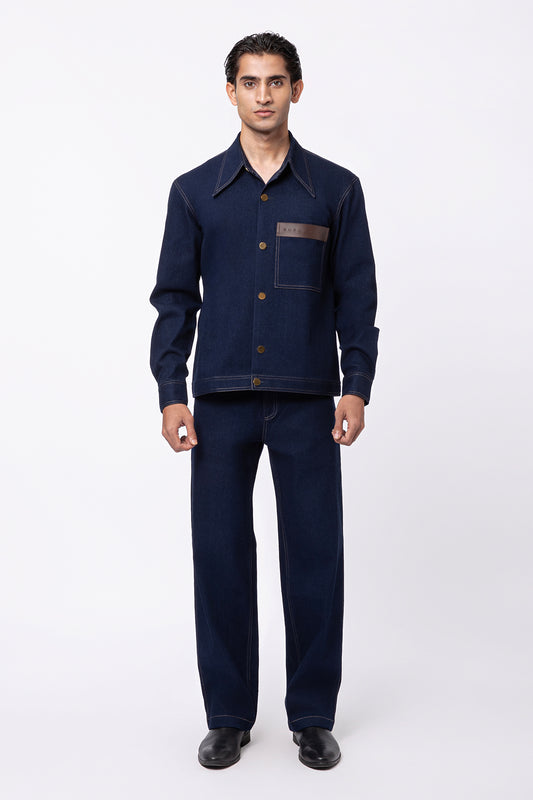 Echo Short Jacket - Navy Blue