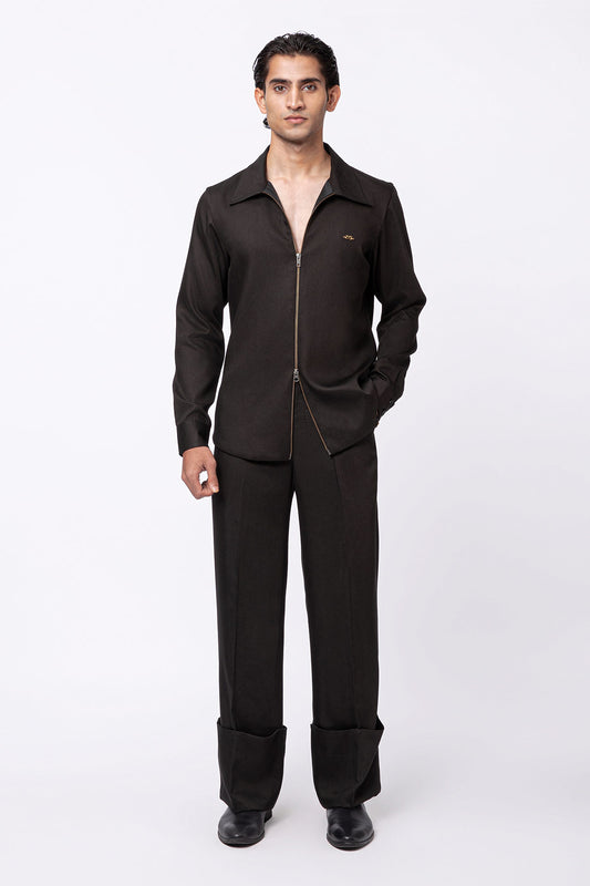 Core Dual Zipper Jacket - Black