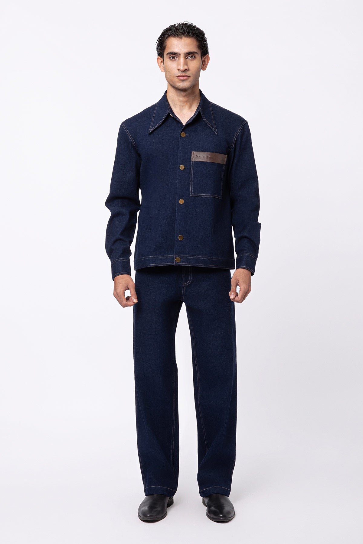 Echo Straight Jeans - Navy Blue