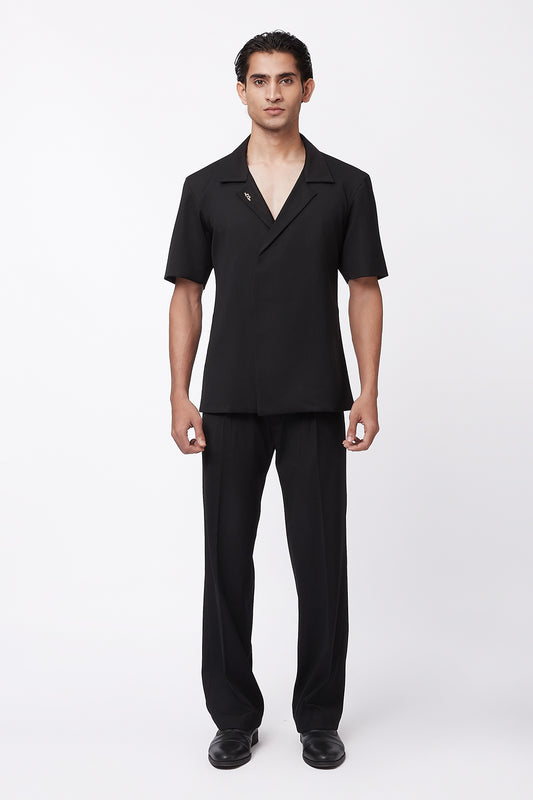 Reed Relaxed Trousers - Black