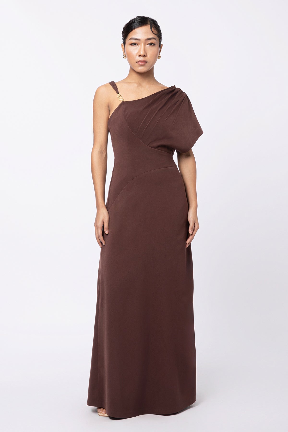 Flow Dress - Brown