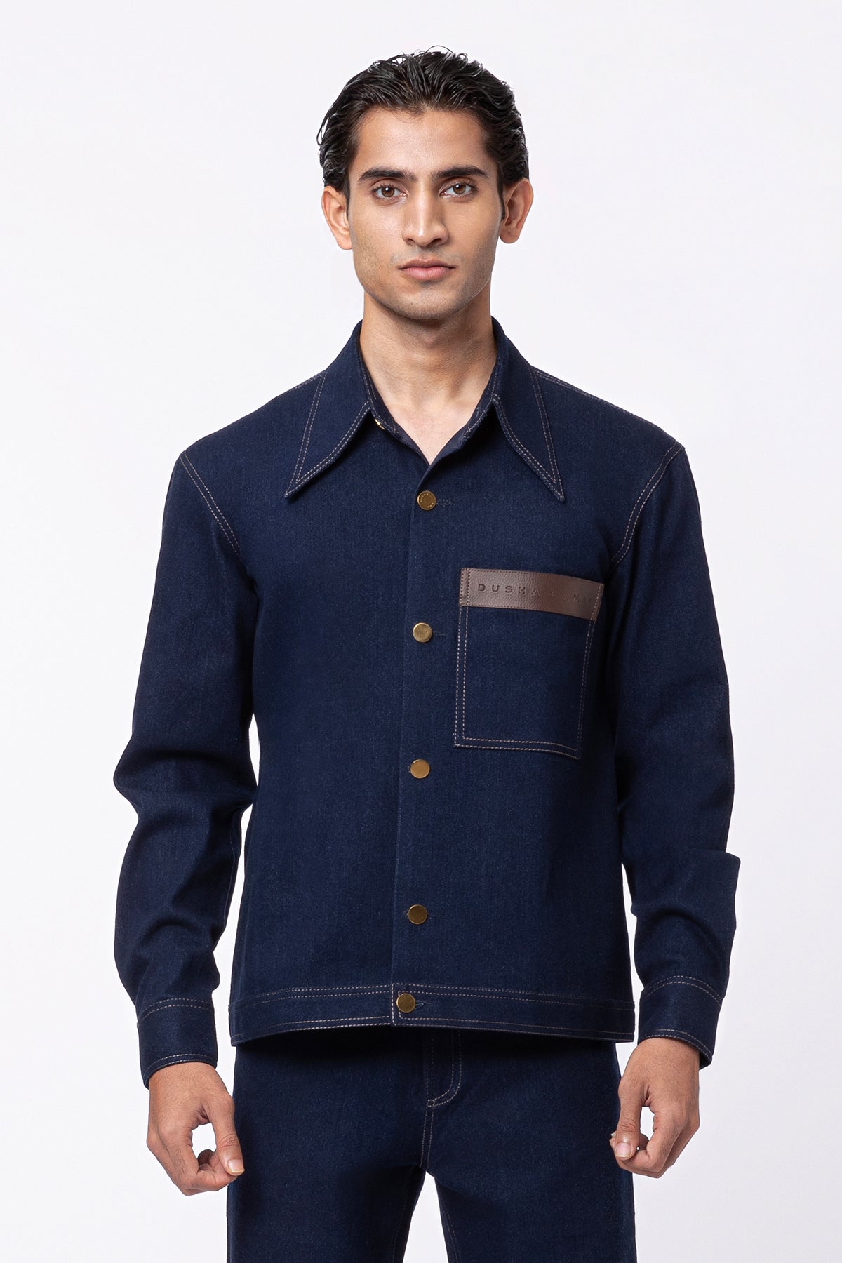 Echo Short Jacket - Navy Blue