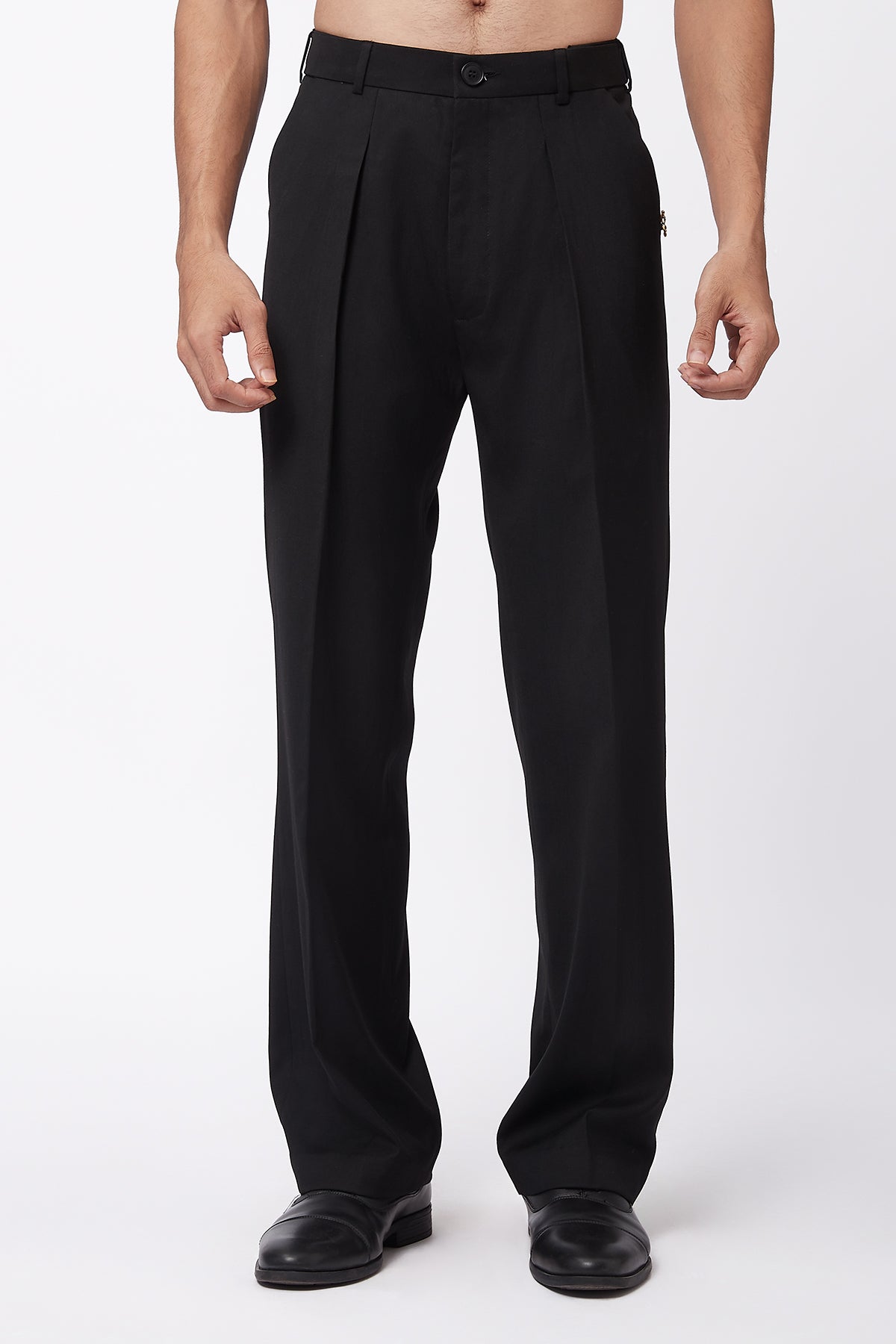Reed Relaxed Trousers - Black