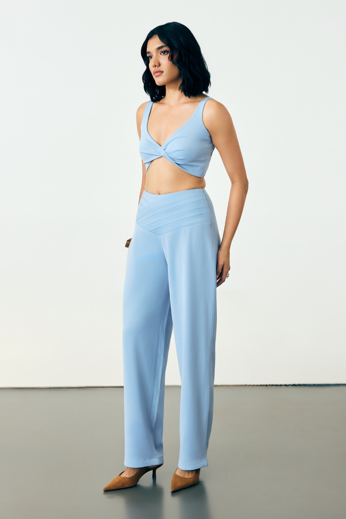 AIRIS TWISTED BRALETTE - ICY BLUE