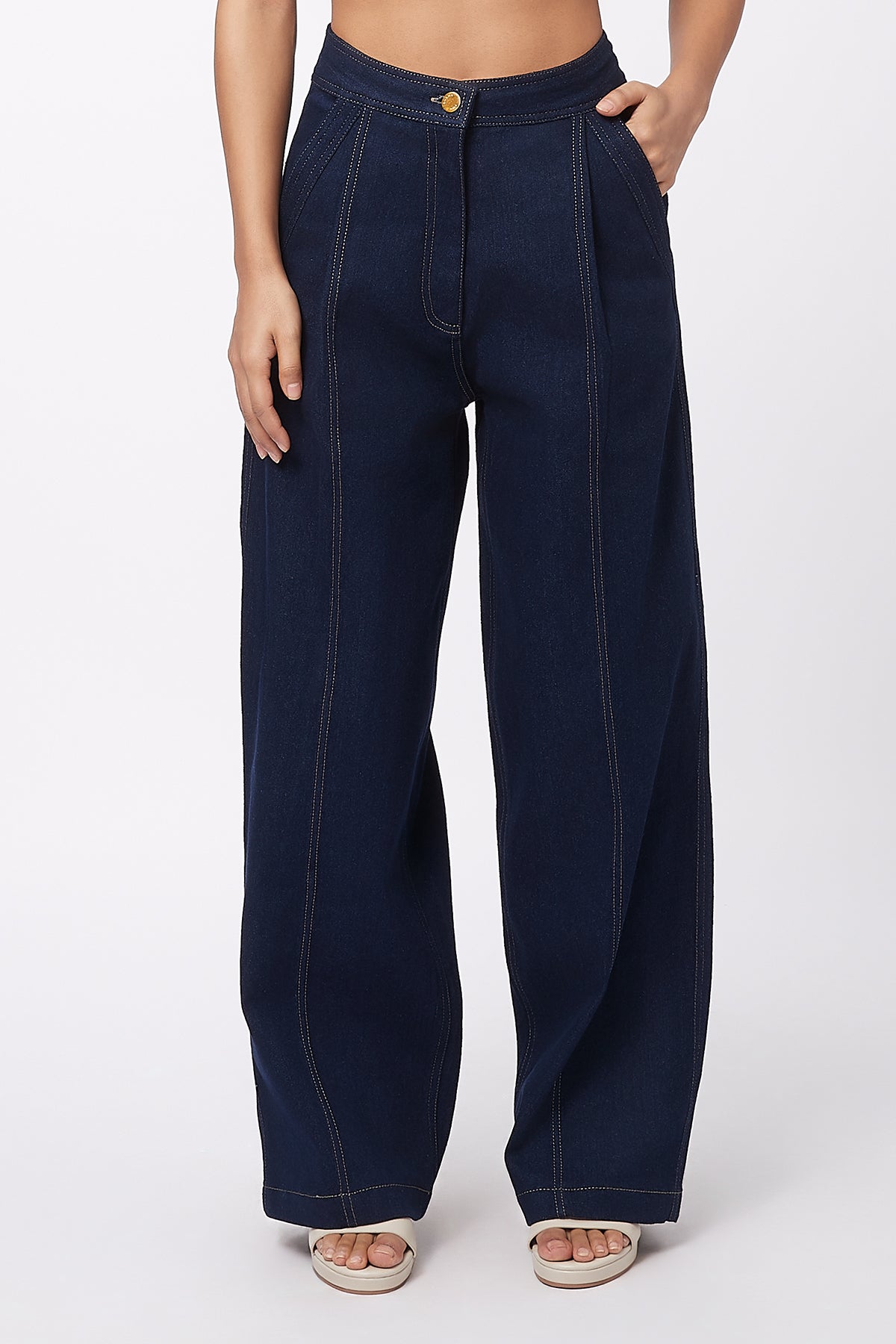 Wave Barrel Jeans - Navy Blue