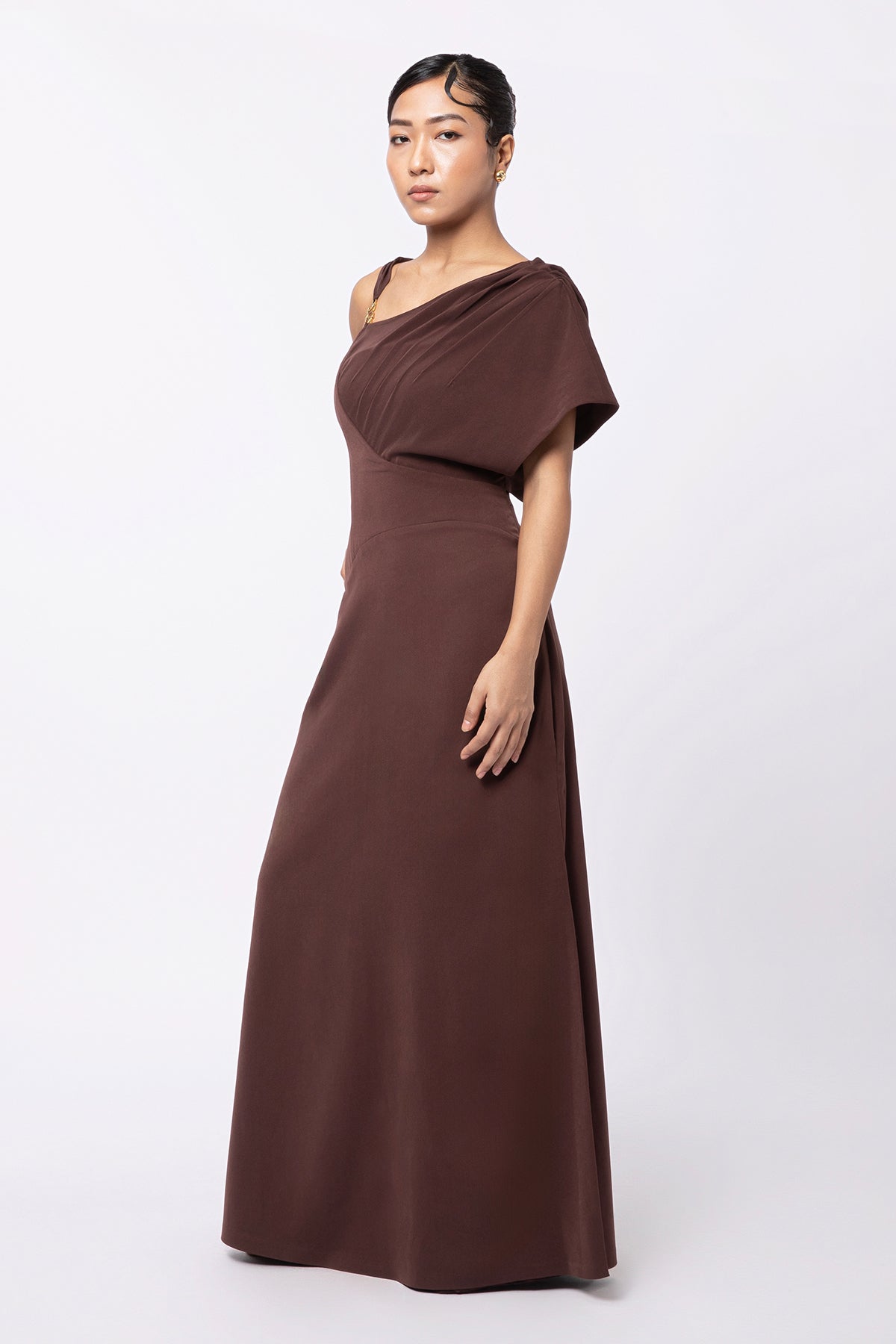 Flow Dress - Brown