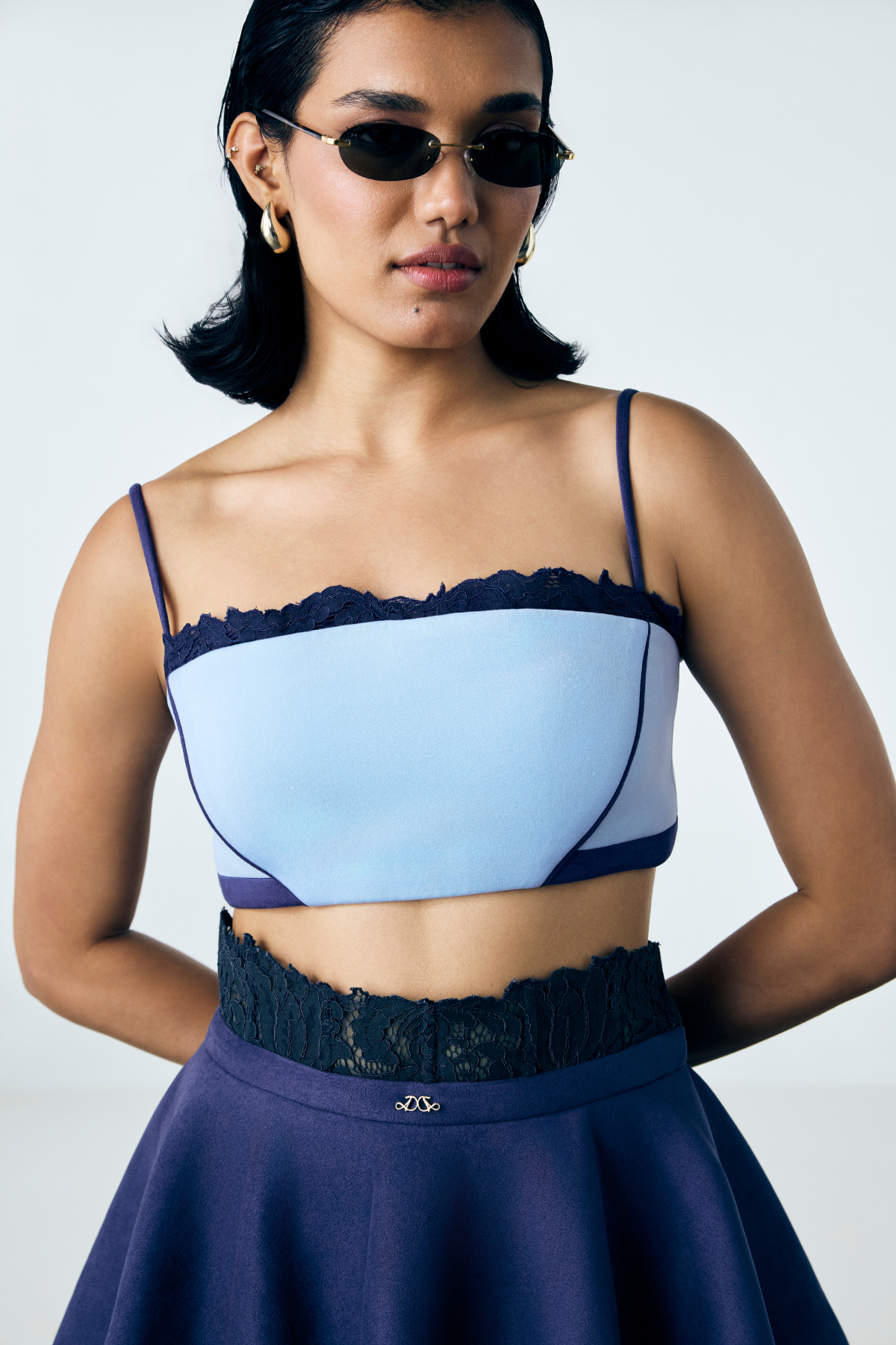 FLOAT BRALETTE - BABY BLUE