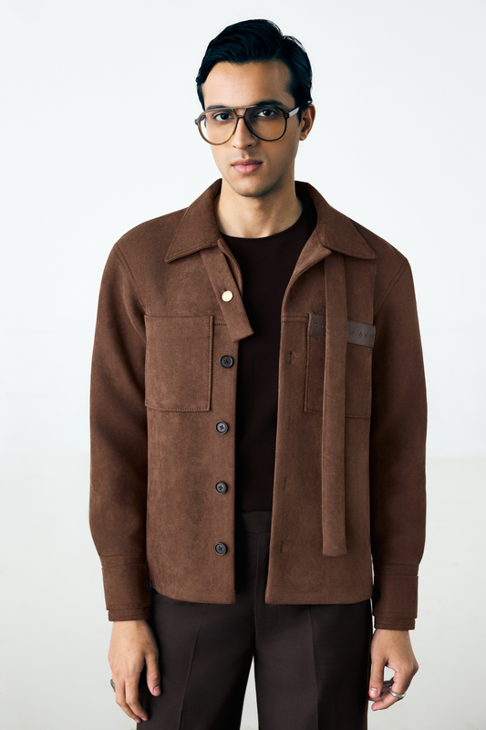 SHIFT JACKET - ESPRESSO BROWN