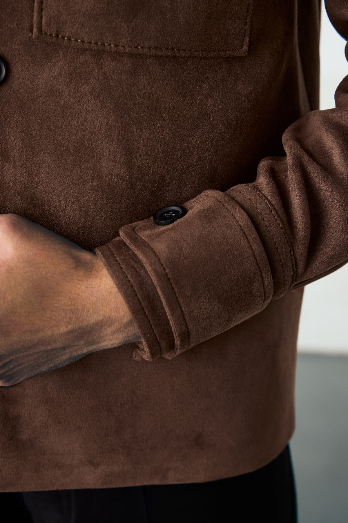 SHIFT JACKET - ESPRESSO BROWN