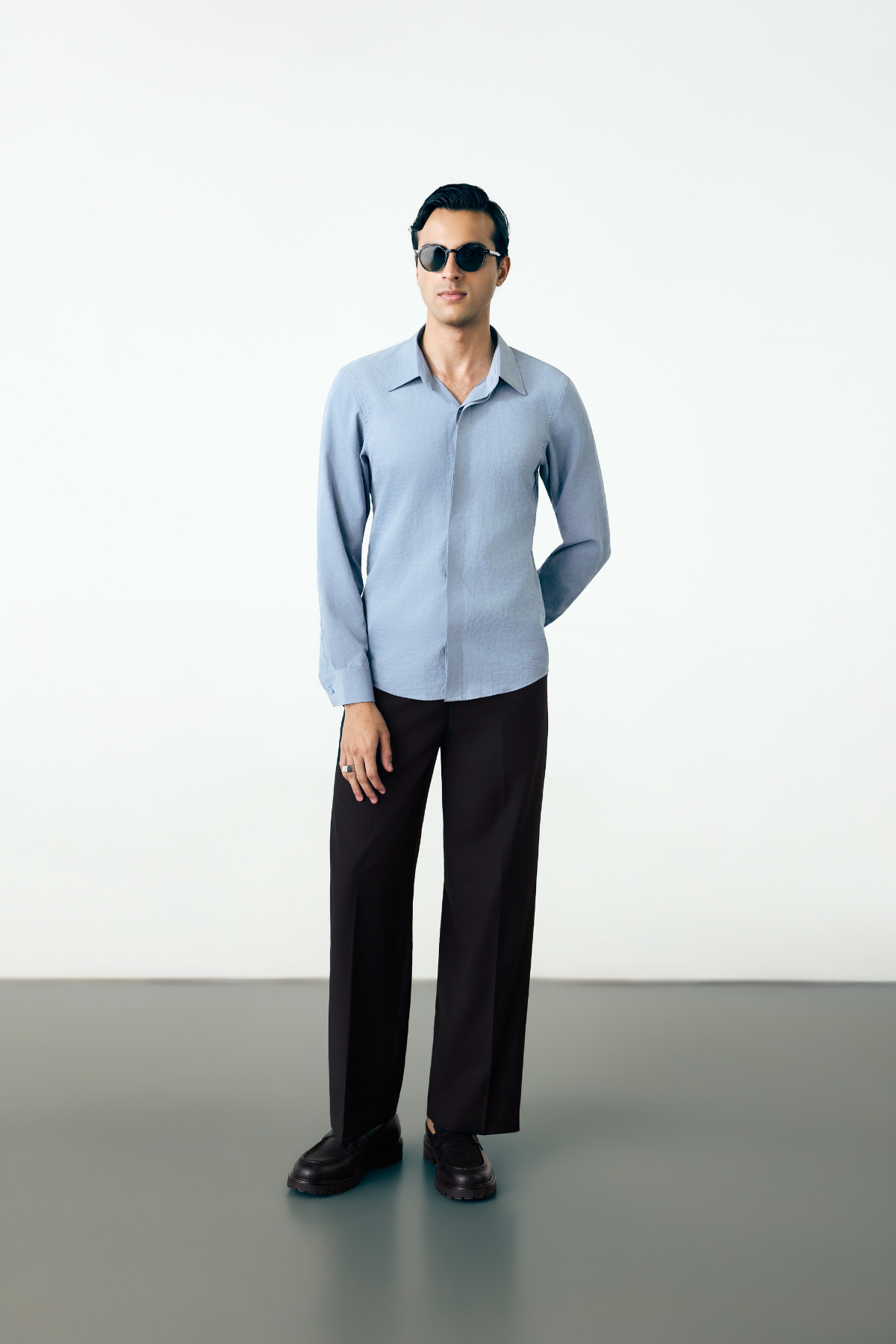 MUTED SHIRT - ICY BLUE