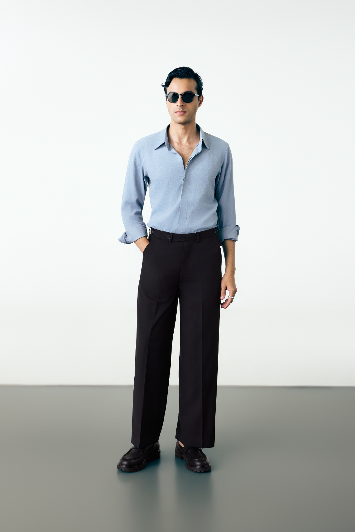 MUTED SHIRT - ICY BLUE