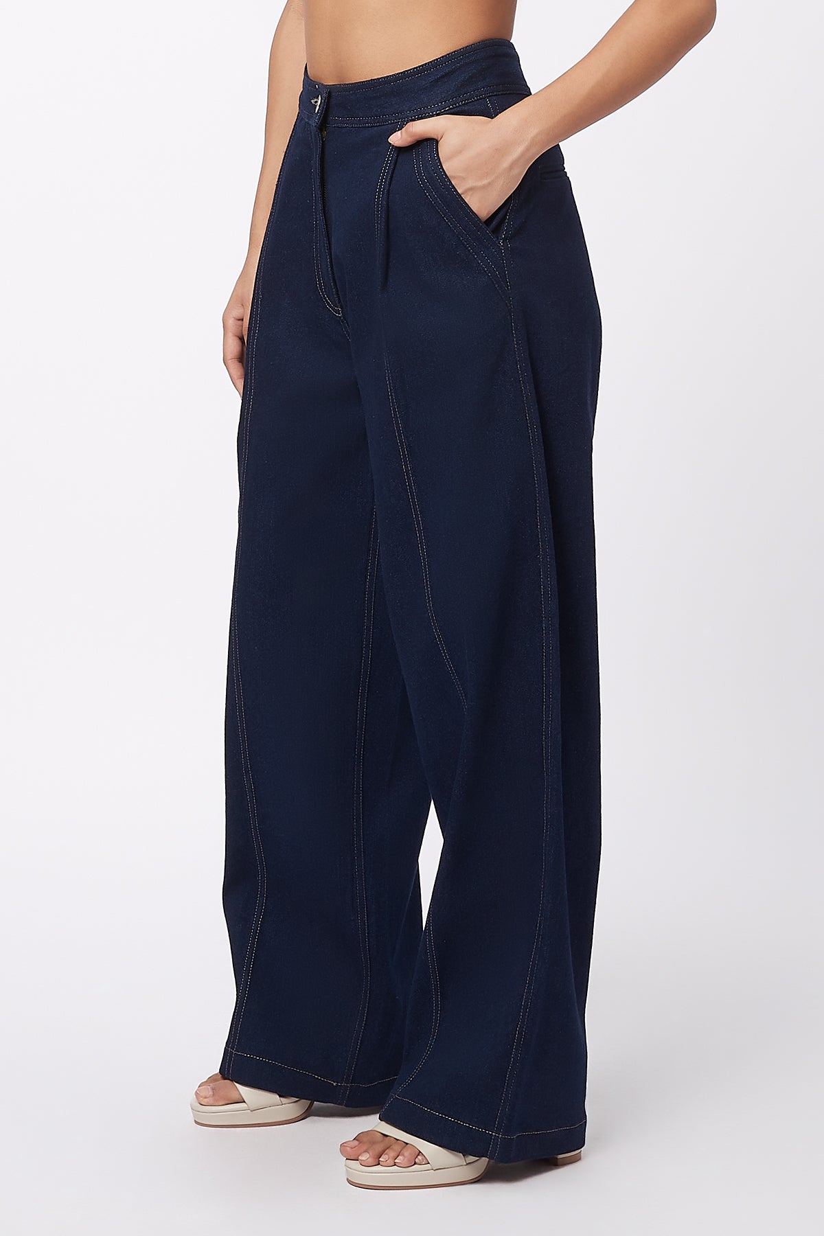 Wave Barrel Jeans - Navy Blue