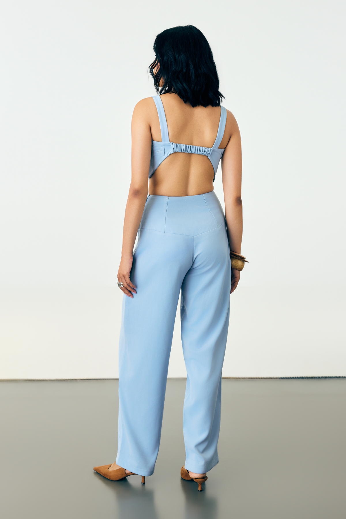 AIRIS TWISTED BRALETTE - ICY BLUE