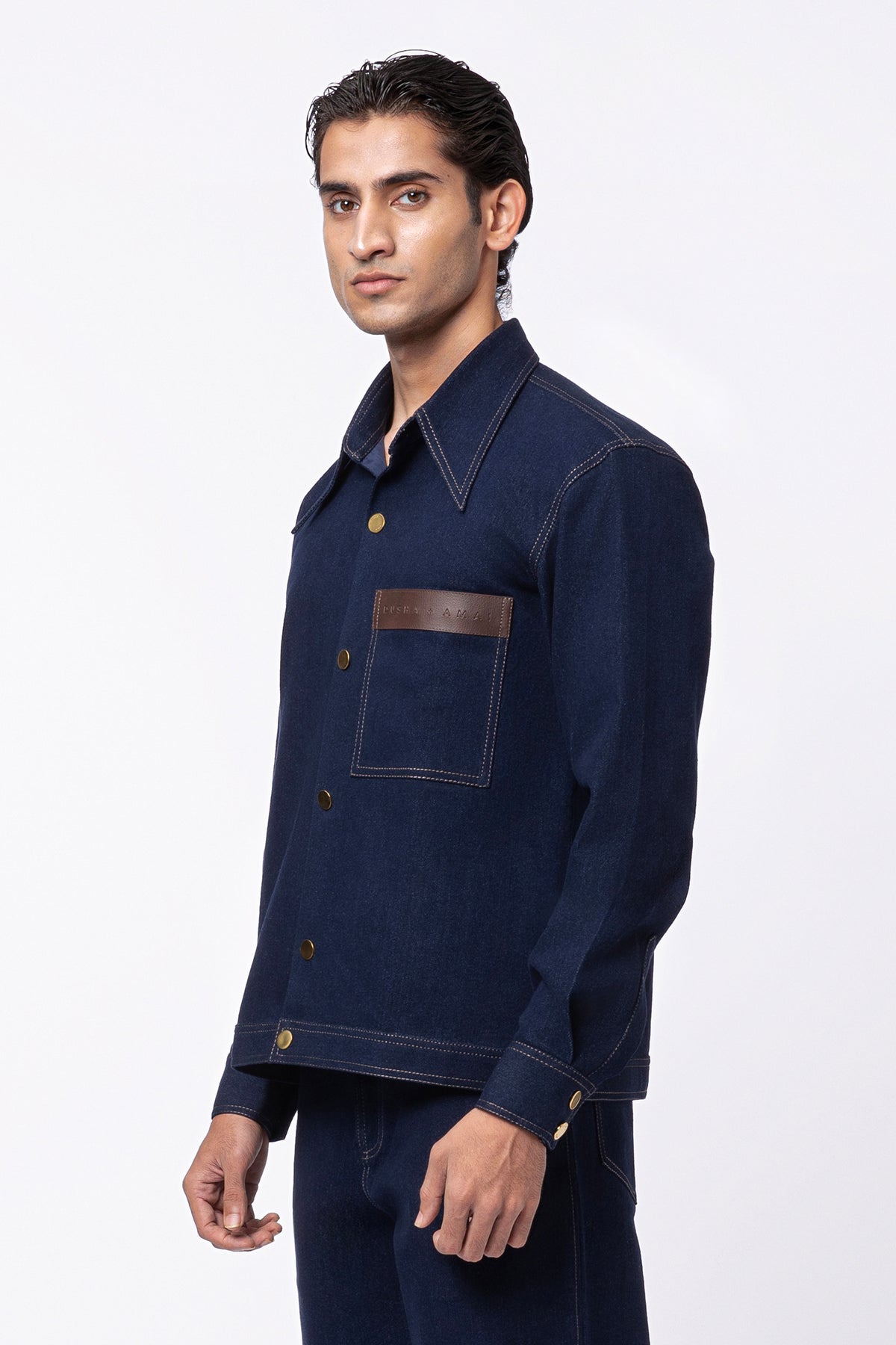 Echo Short Jacket - Navy Blue
