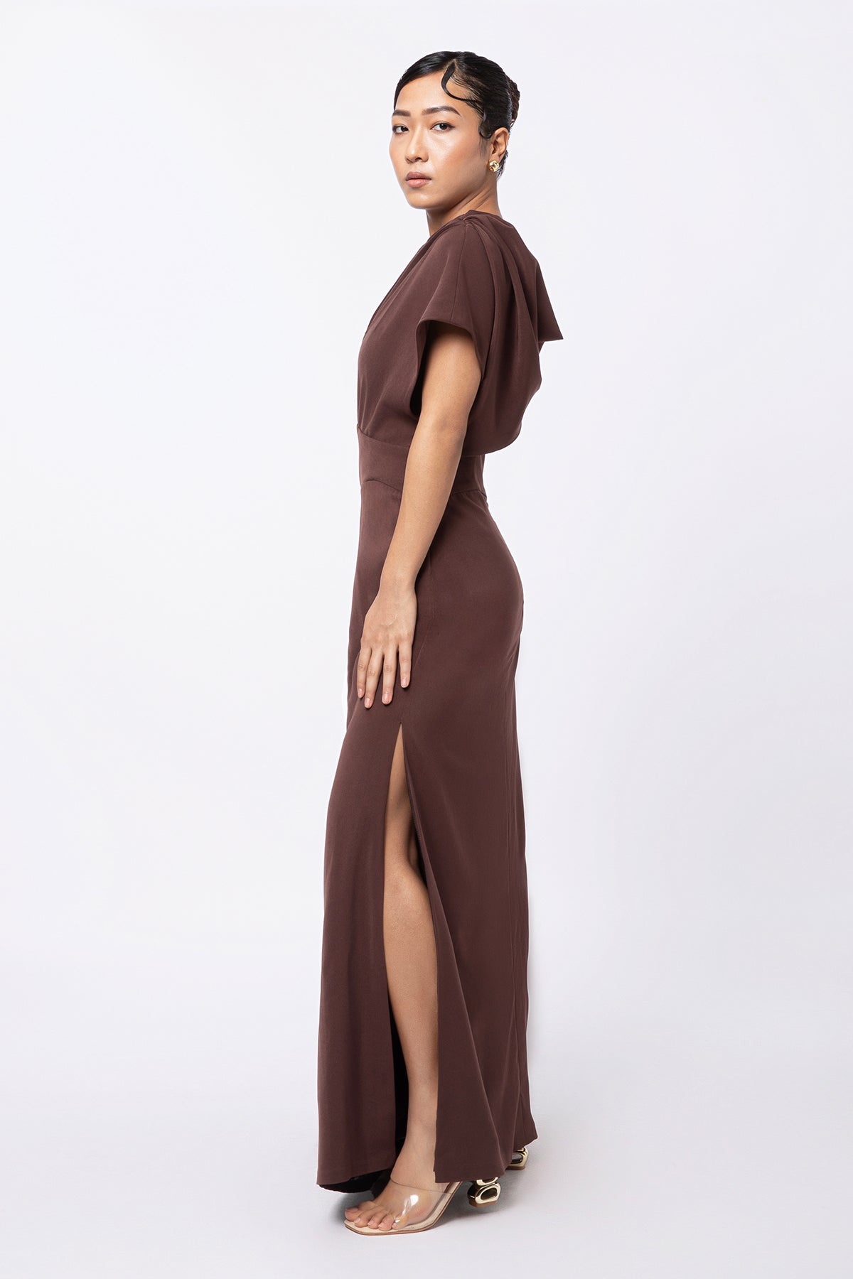 Flow Dress - Brown