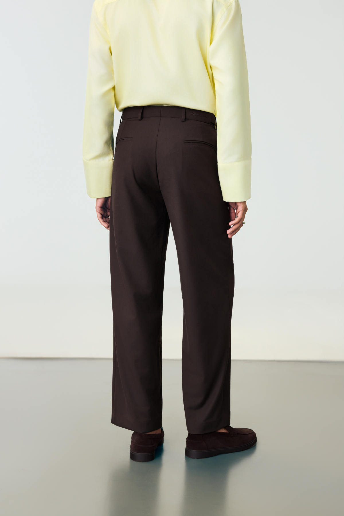 DEPTH TROUSERS - DEEP BROWN