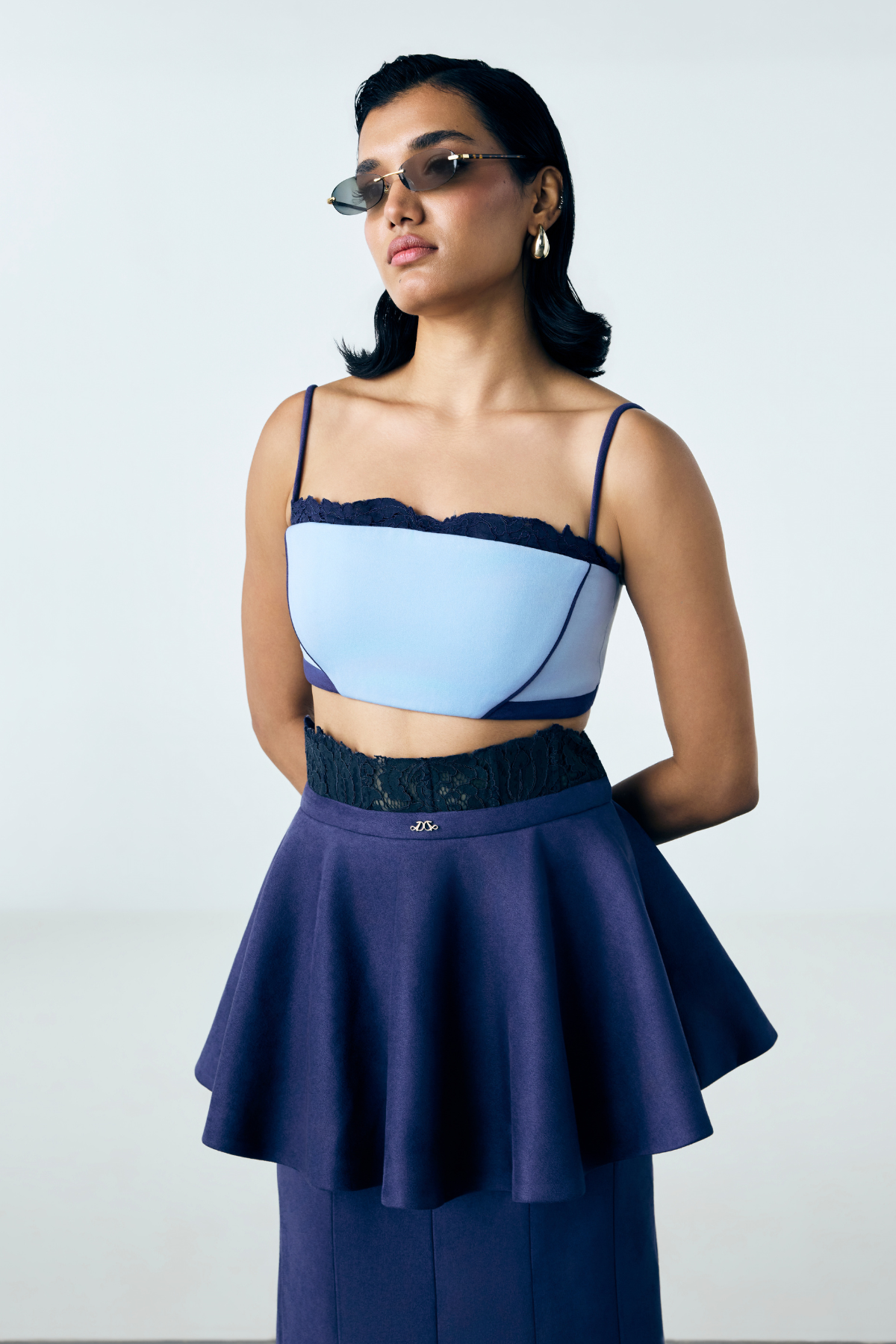 FLOAT BRALETTE - BABY BLUE