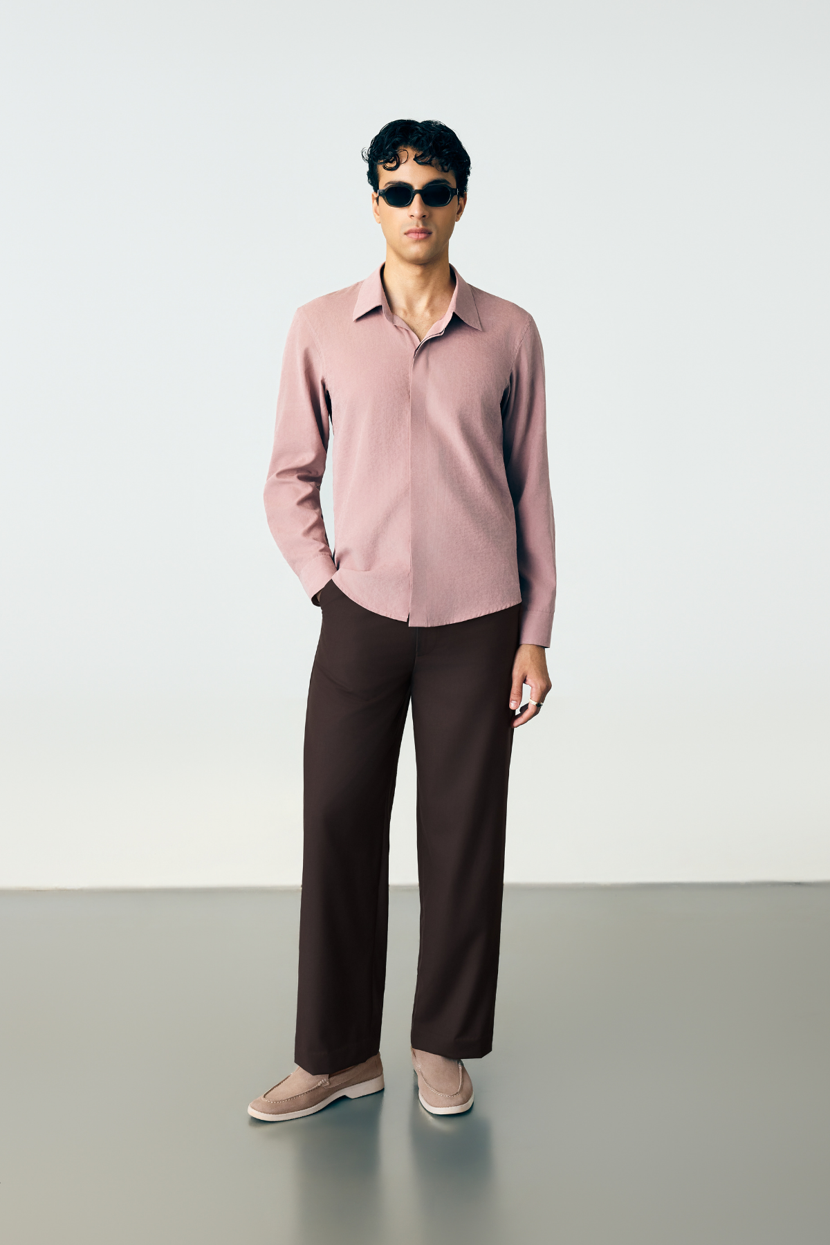 MUTED SHIRT - BLUSH PINK