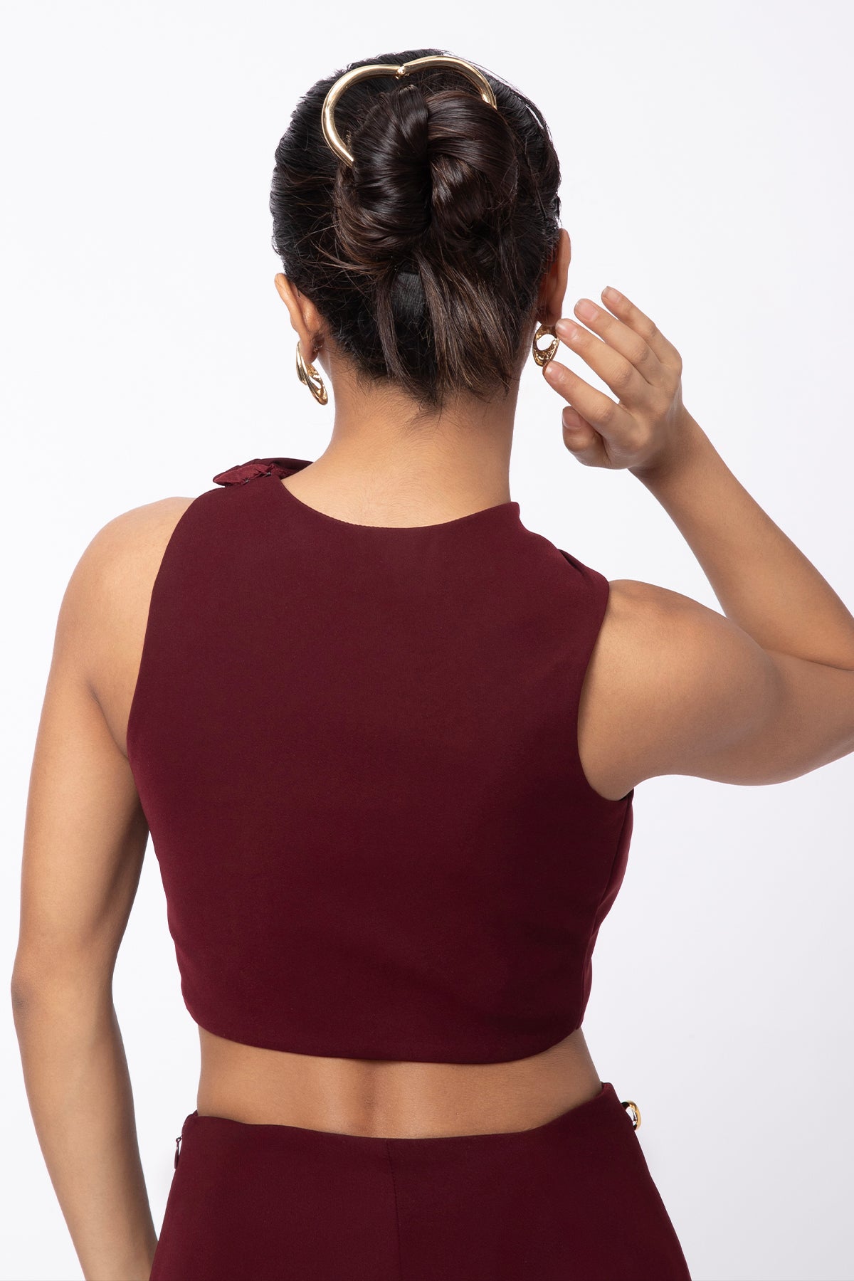 Bare Tube Top - Deep Red