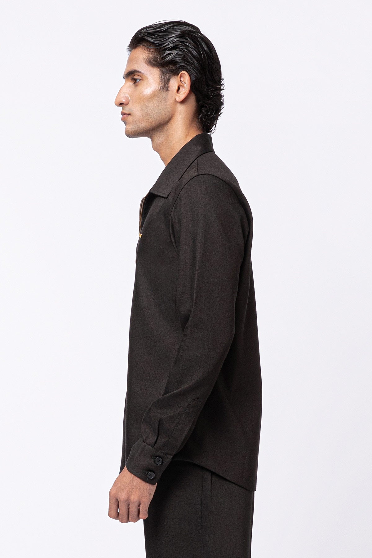 Core Dual Zipper Jacket - Black