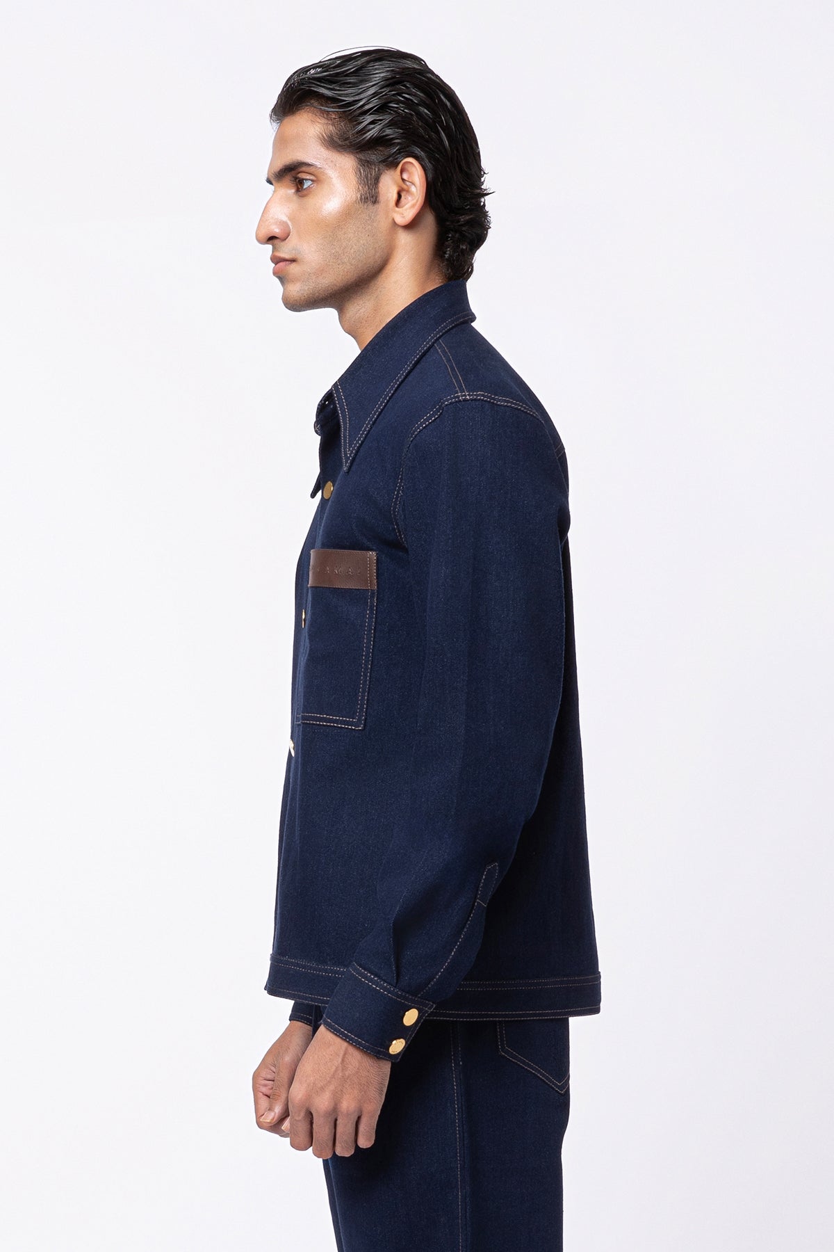 Echo Short Jacket - Navy Blue