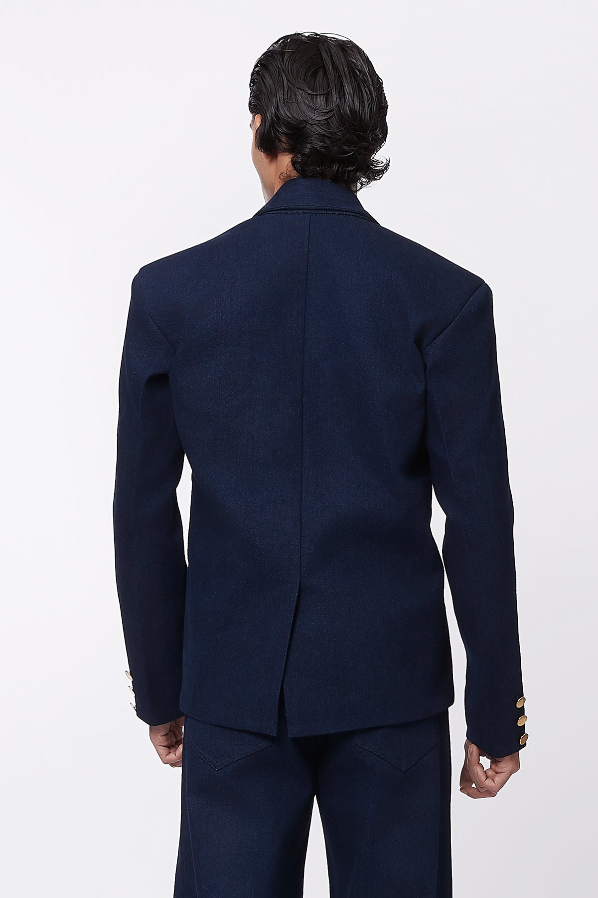 Tide Twin Pocket Blazer - Navy Blue