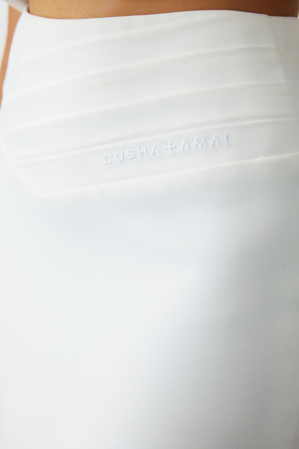 DROP LONG SKIRT - CLOUD WHITE