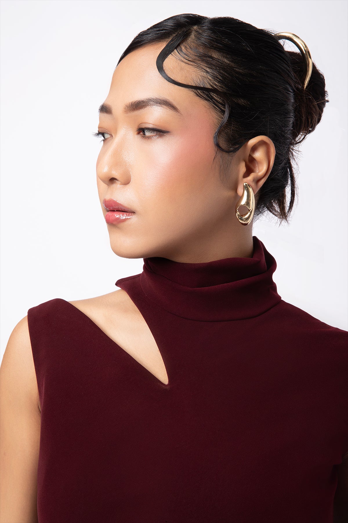 Blaze Dress - Deep Red