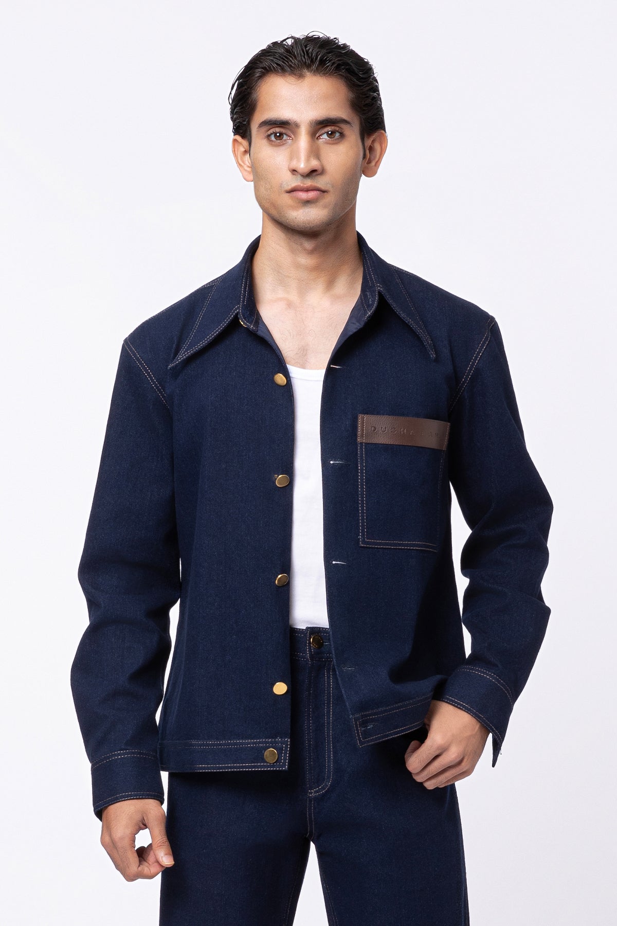 Echo Short Jacket - Navy Blue
