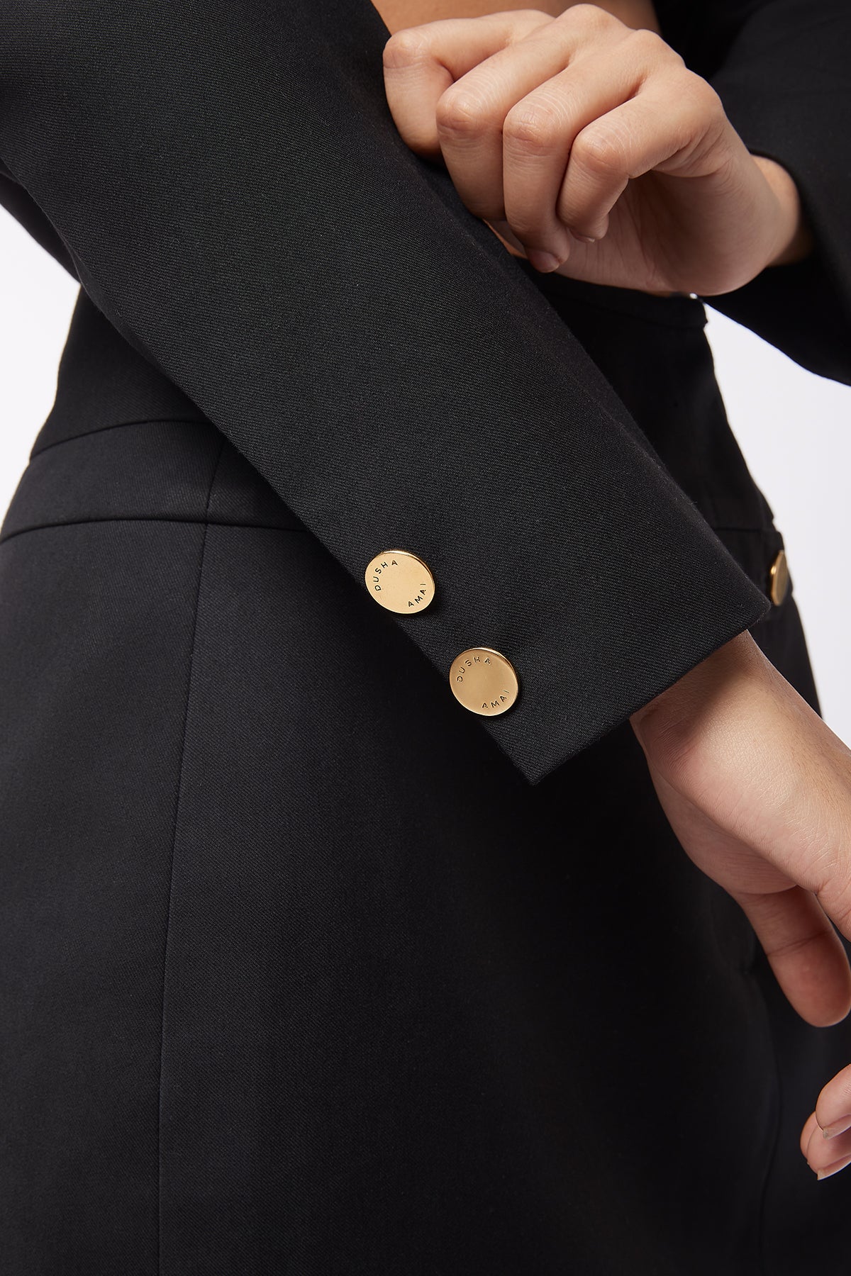 Dawn Cropped Blazer - Black