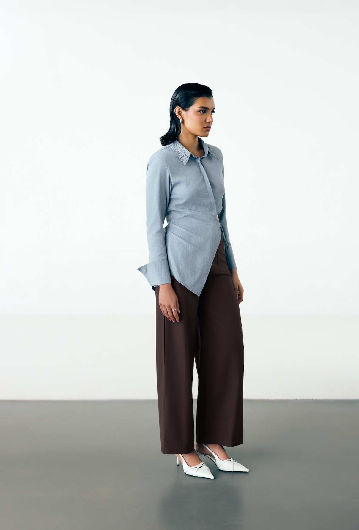 LOW HIG HIGH & LOW SET -  ICY BLUE