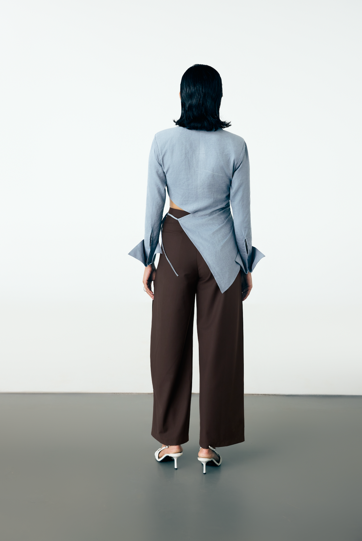 LOW HIG HIGH & LOW SET -  ICY BLUE