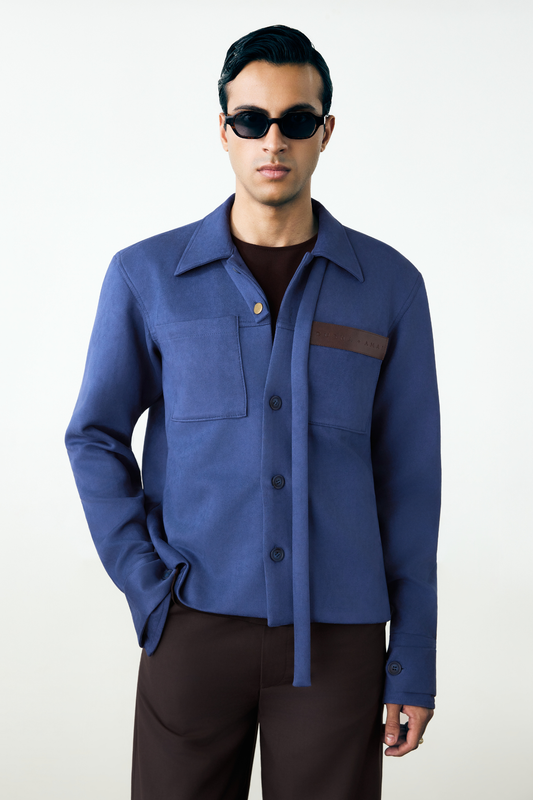 SHIFT JACKET - MIDNIGHT BLUE