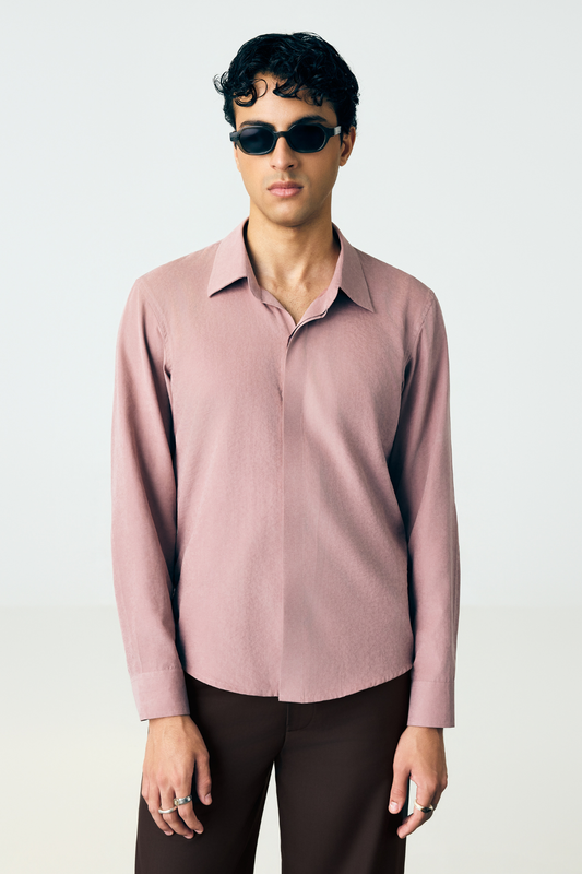 MUTED SHIRT - BLUSH PINK
