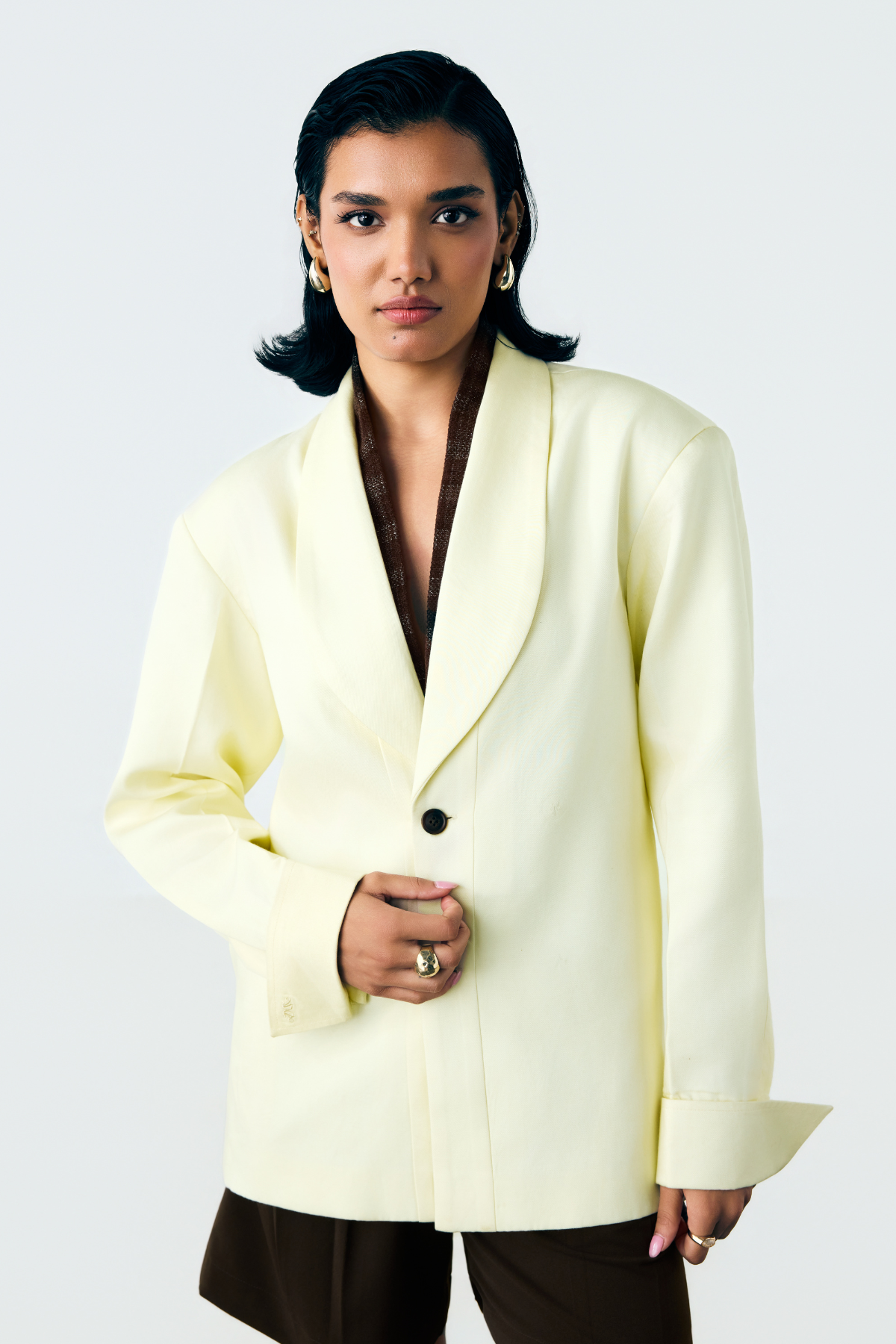 FORMED TAILORED BLAZER - BUTTERYELLOW