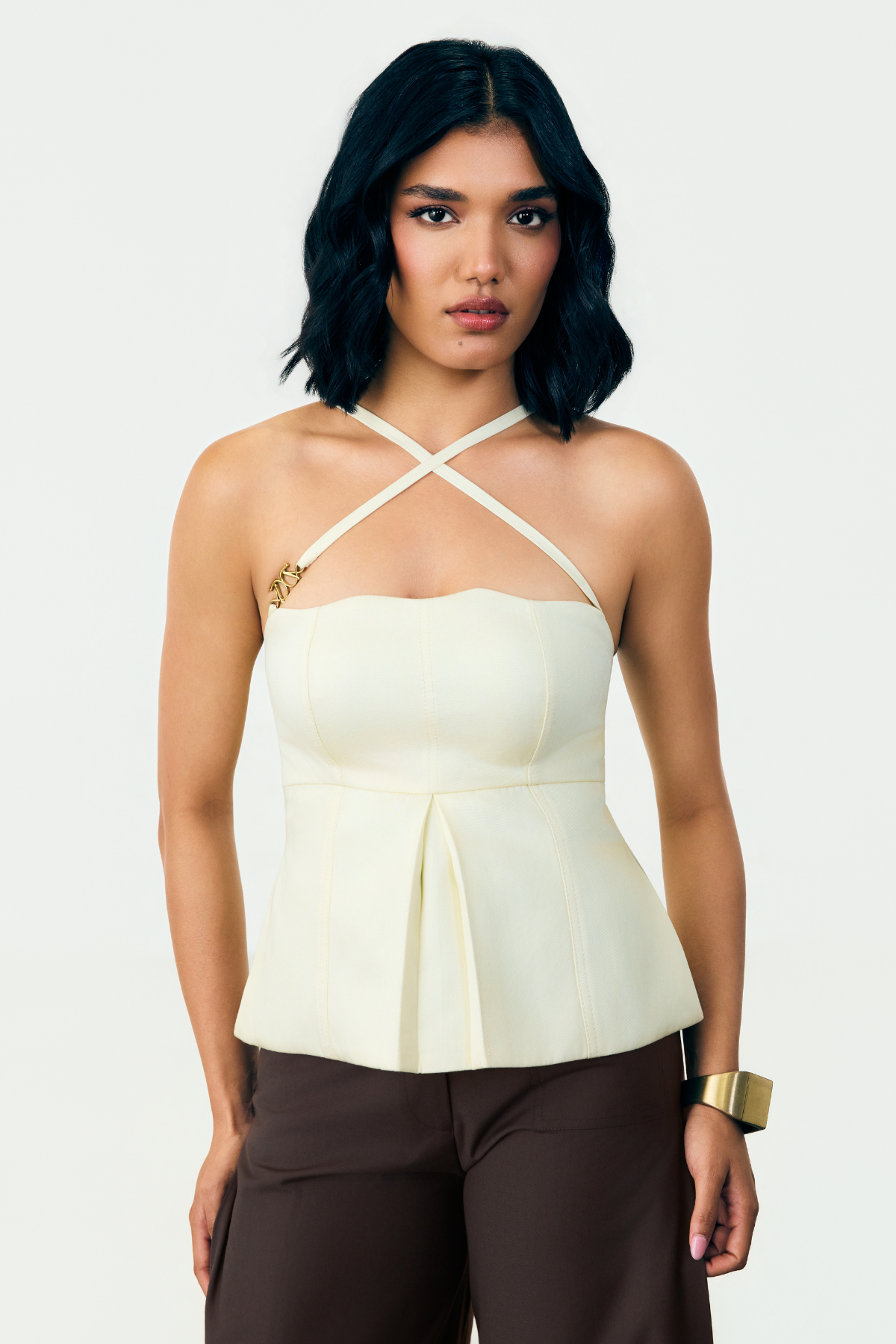 WAVE TOP - BUTTERYELLOW