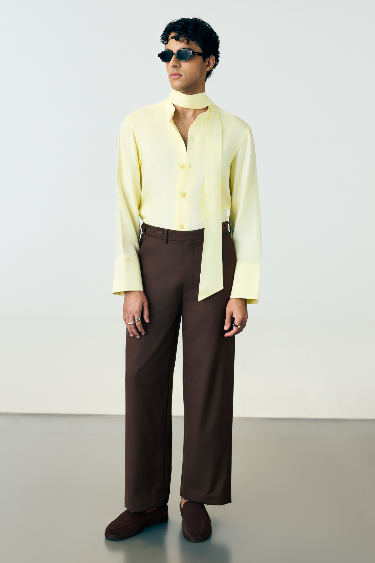 DEPTH TROUSERS - DEEP BROWN